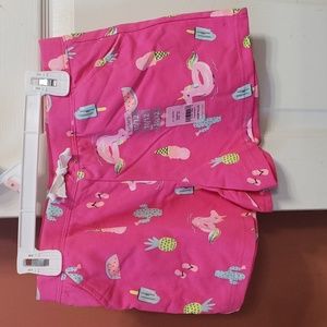NWT CARTER'S KIDS GIRL HOT PINK DESIGN SHORTS 💗 SZ 10/12 & SZ 14 (CHOOSE SZ)